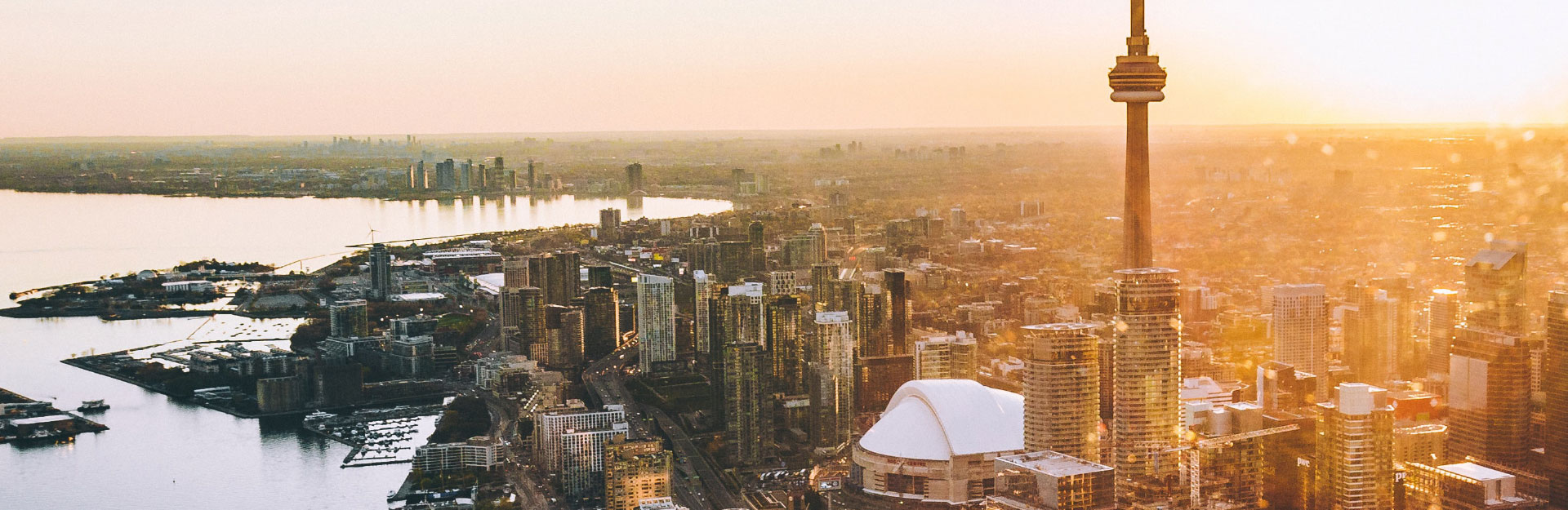Arial Shot of Toronto